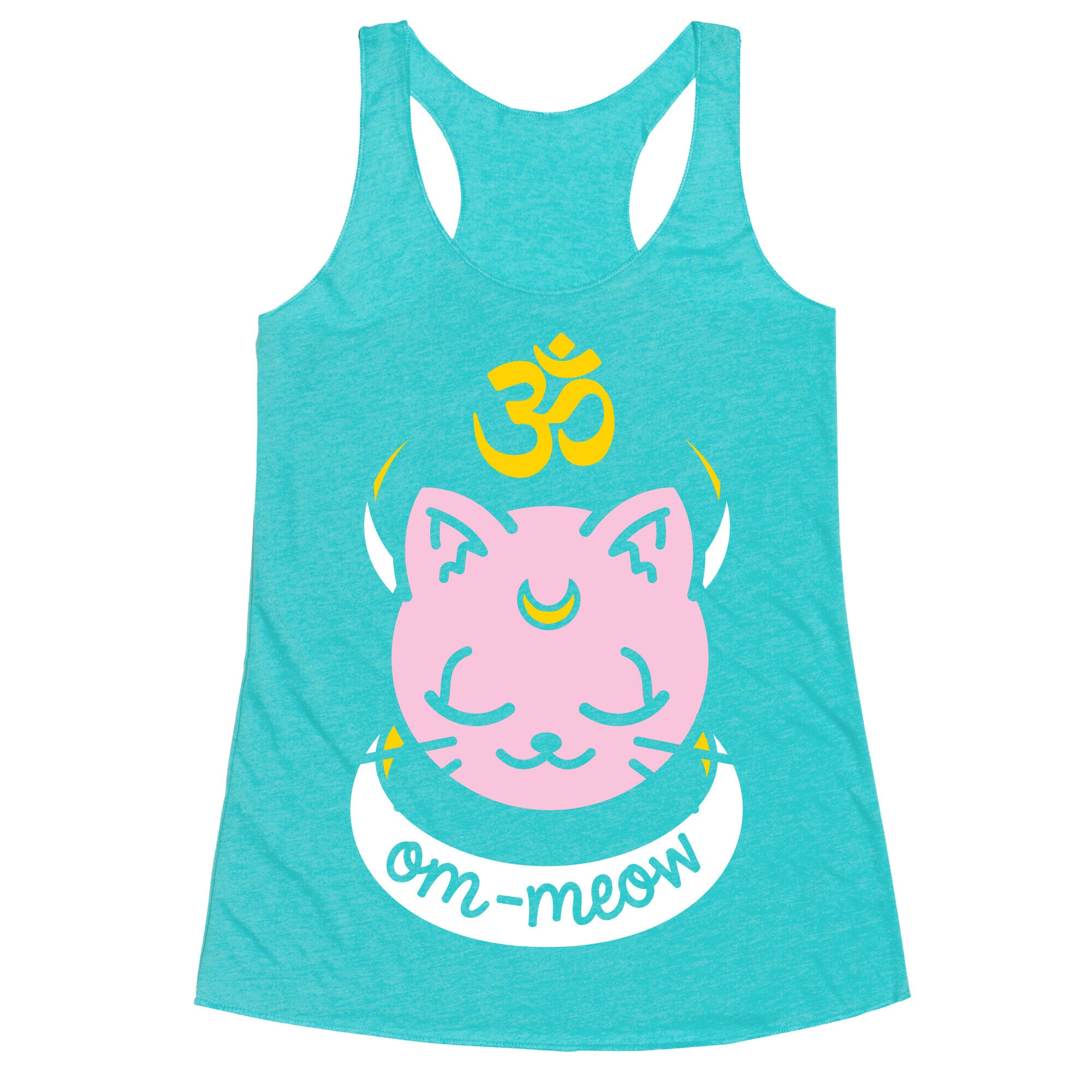 Om-Meow Racerback Tank